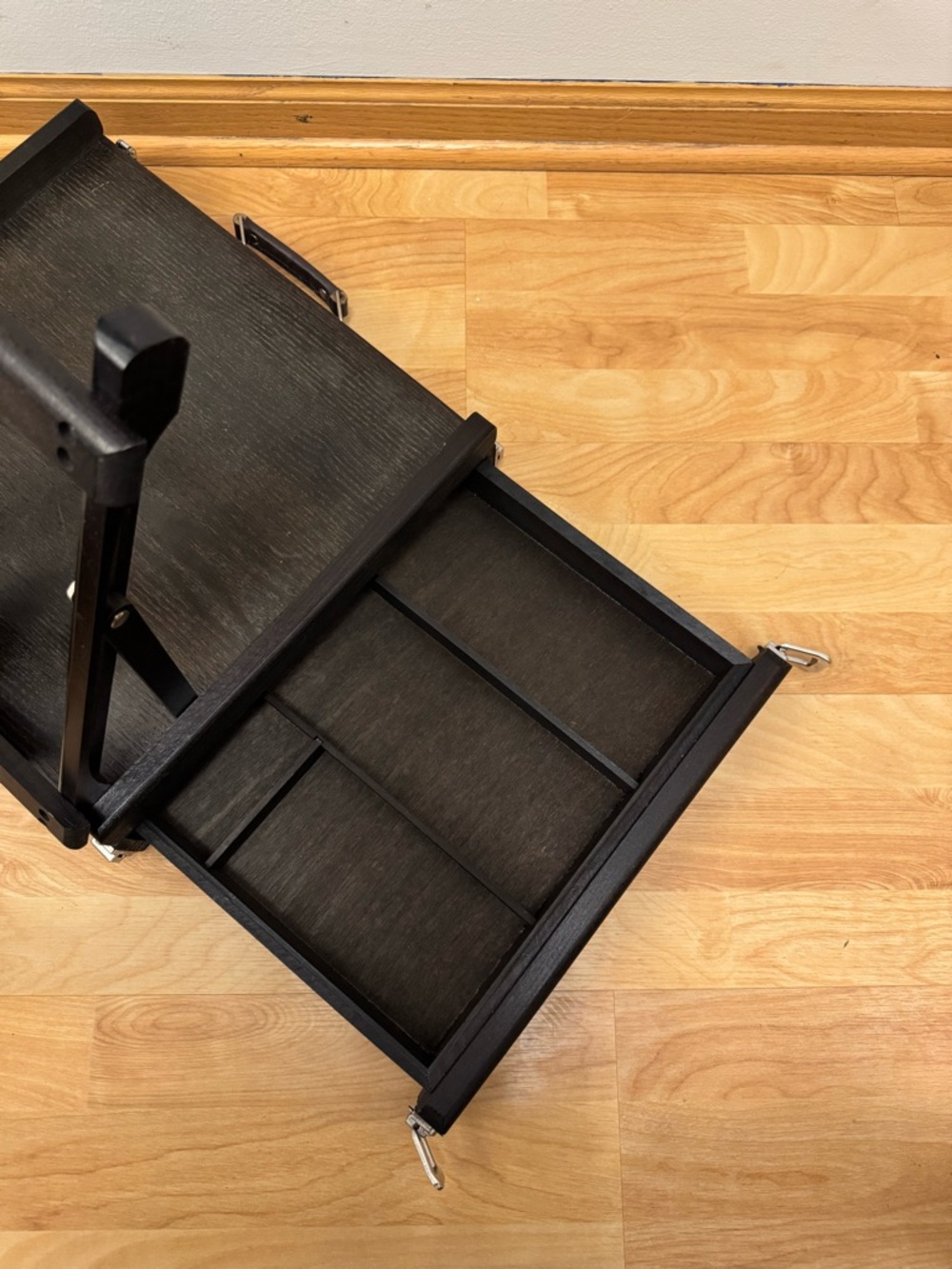 Adjustable Black Wooden Tabletop Easel - Picture 2 of 4